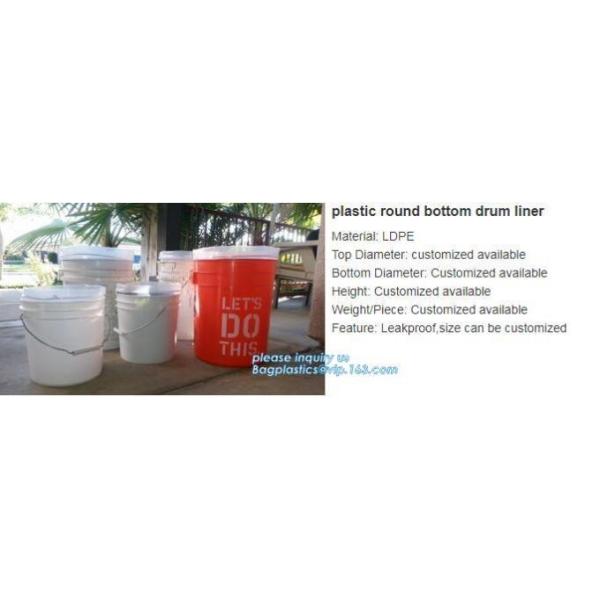 Chemical Barrels Drum Liners Elastic Band Drum Covers, Oil Round-Bottomed Lining Bags Ibc Liner Transporting
