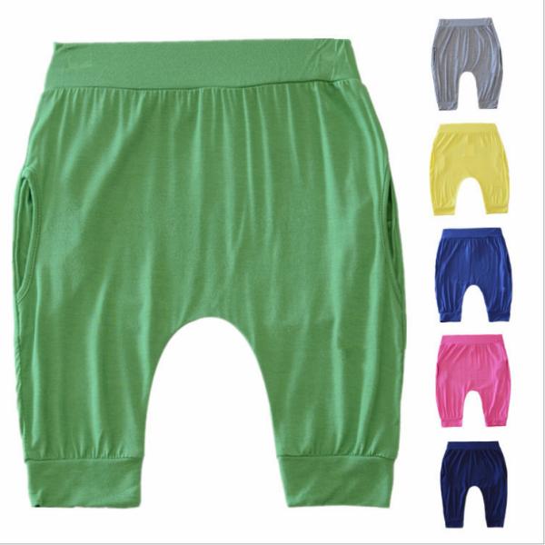 High quality china wholesale cotton unisex colorful harem pants for kids