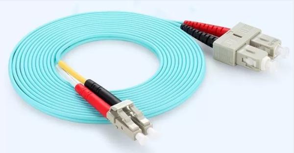 OM3 Aqua Green Duplex Multimode CATV Patch Cord Jumper
