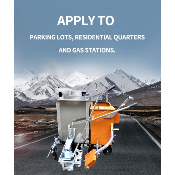 Hand Push Thermoplastic 150kg Liquefied Gas Road Line Painting Machine