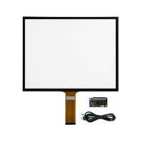 15-inch 6mm Anti-vandal Cover Glass Capacitive Touch Panel for 1024x768  Resolution LCD Panel