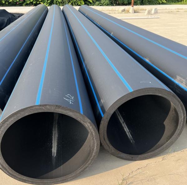 White Blue Heavy Duty Dredging HDPE Pipe With Tensile Strength High Wear Resistant