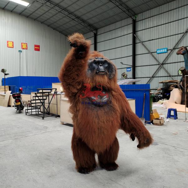 Adult Gorilla Costume Realistic Orangutan Suit For Theme Park