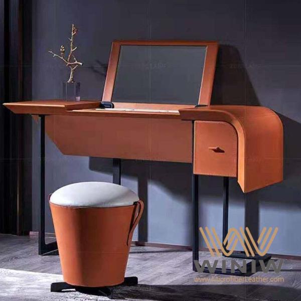 Home Textile microfiber Synthetic Faux Leather Fashion Fabric For Luggage Bags