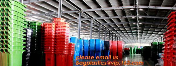 120l Plastic trash can plastic waste container plastic industrial bin, 1100L large plastic garbage trash bin, wheel bin