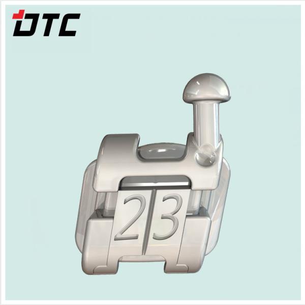 Manual Power Source 's Self Ligating Sandblasted MBT Brackets for Orthodontic Solution