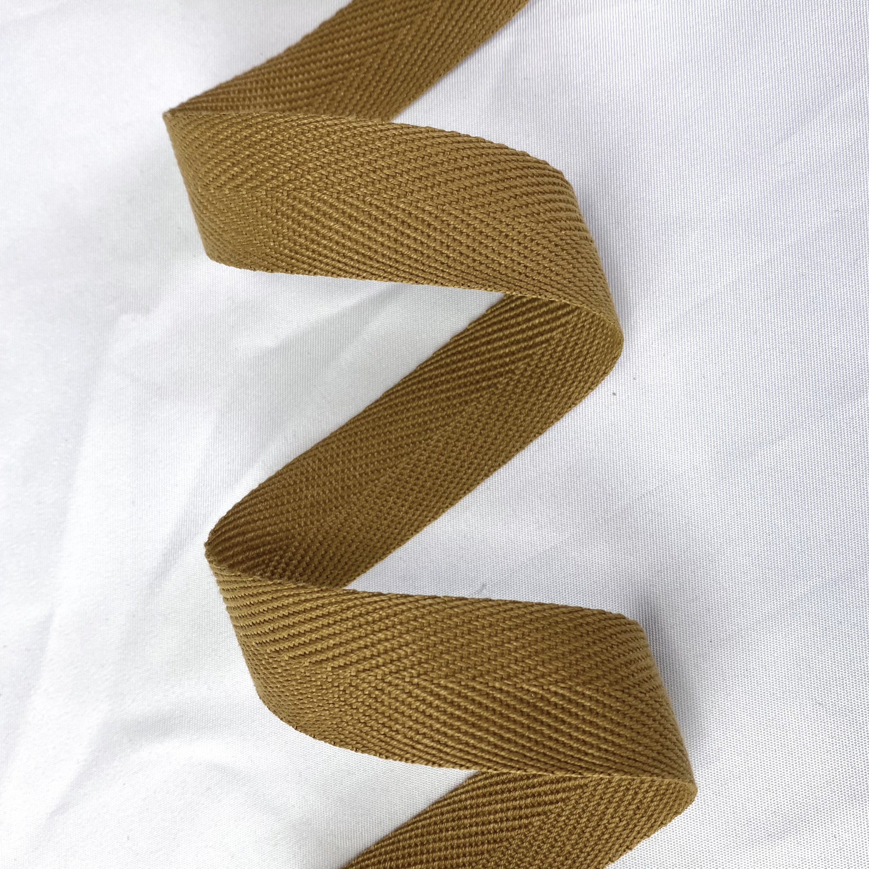 Herringbone polyester-cotton webbing Various colors Backpack strap Belt Handbag strap