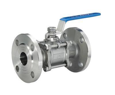 4 Inch CF8M Flanged Ball Valve , Anti - Static 3 Way ISO 5211 Ball Valve