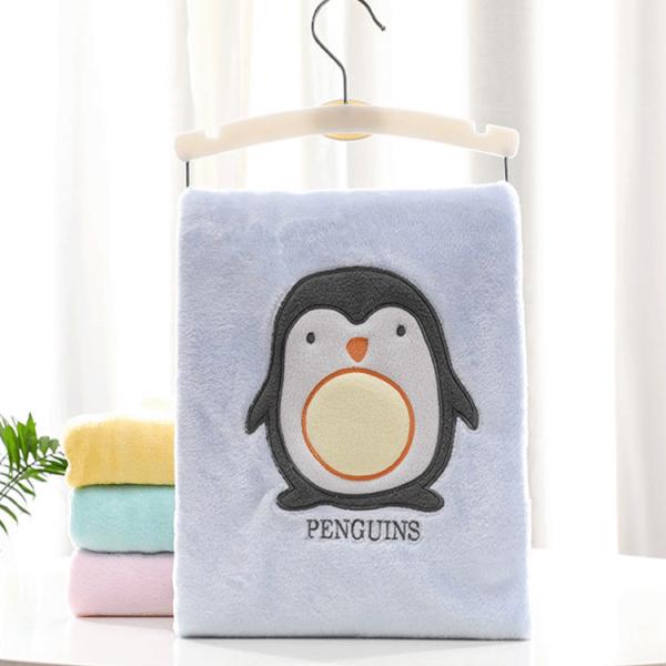 Microfiber Soft Newborn Blanket Breathable Embroidery Super Soft Fleece Throw Blanket