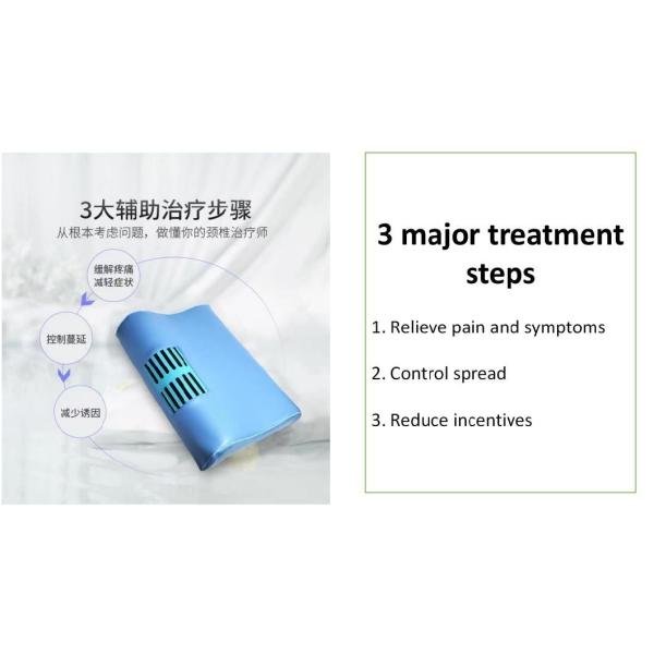 Hot Compress Therapy for Improved Sleep Home Acupoint Cervical Shoulder Massage Pillow