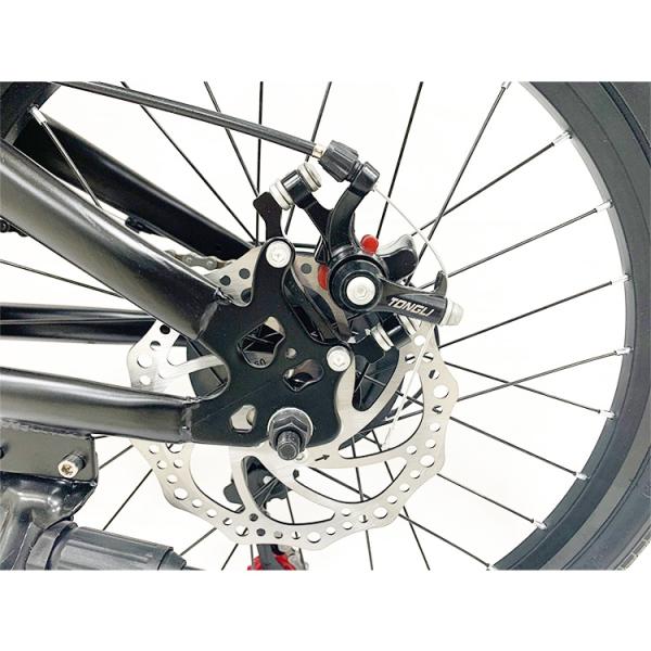 Actividades modernas al aire libre Bicicleta plegable de 20 pulgadas con marco de acero y 7 engranajes de velocidad