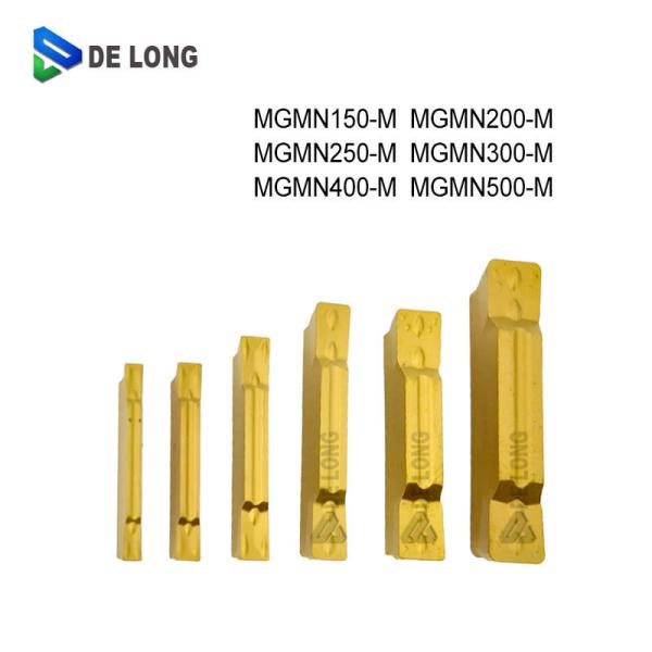 Tungsten Carbide CNC Grooving Inserts MGMN400 MGMN500-M For Steel Machining