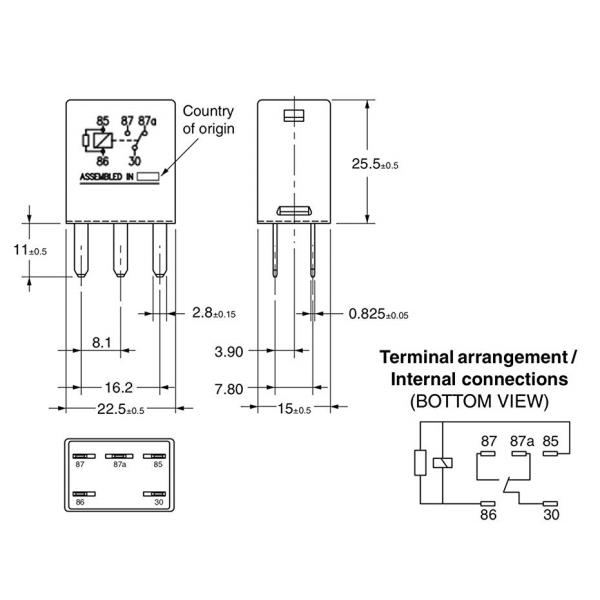 реле 12v 40a 05269988AA 12077866 13500128 12193602 15328865 Multi терминалов пользы 5 электрическое сверхмощное автомобильное