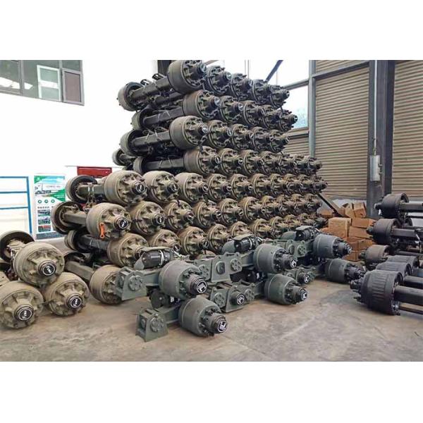 Low Bed Semi Trailer Spare Parts 16T Three Wire Six Replacement Trailer Axles