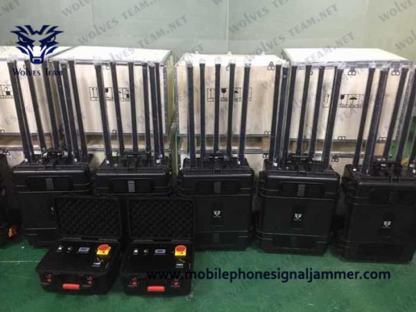 Customize Full Frequency Durable Waterproof Outdoor Jammer High Power GSM 3G 4G Cell Phone Signal Jammer