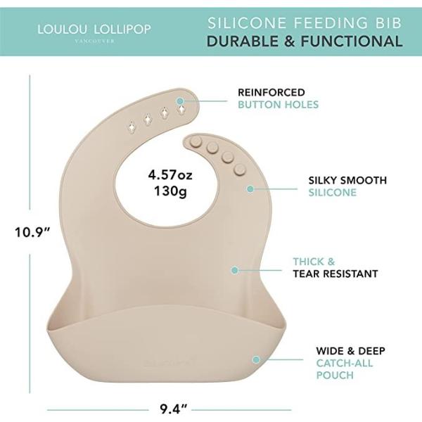 Легковес практически нетоксических Bibs уловителя еды силикона жаропрочный