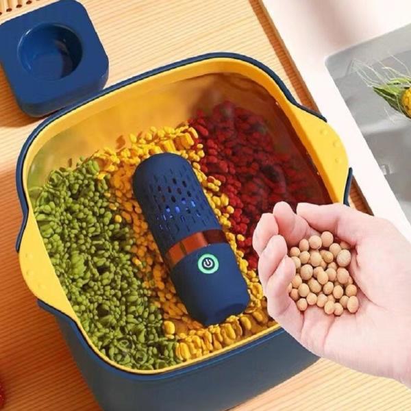 Restaurant Vegetable Cleaner Capsule Shape USB Food Cleaner for Small Fruit and Vegetables