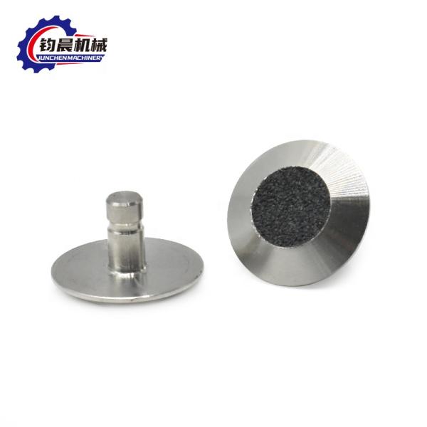 Pistes tactiles en acier inoxydable pour pavés