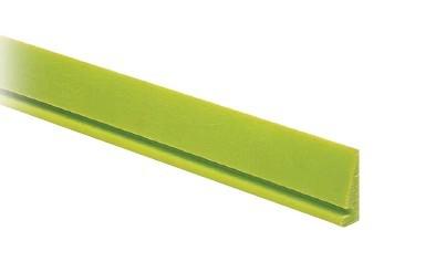 Straight neck guide rails for bottling lines side flex neck guide materials UHMWPE green