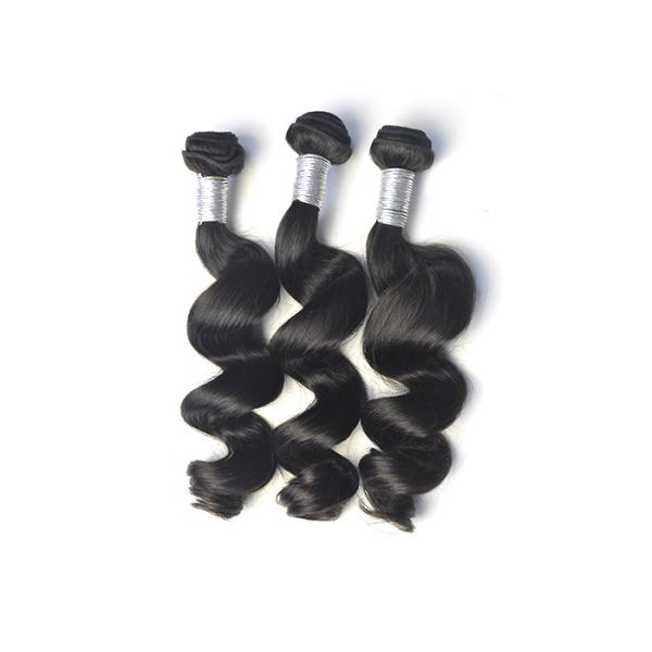 Natural Wave Unprocessed Peruvian Virgin Human Hair Extensions For Women