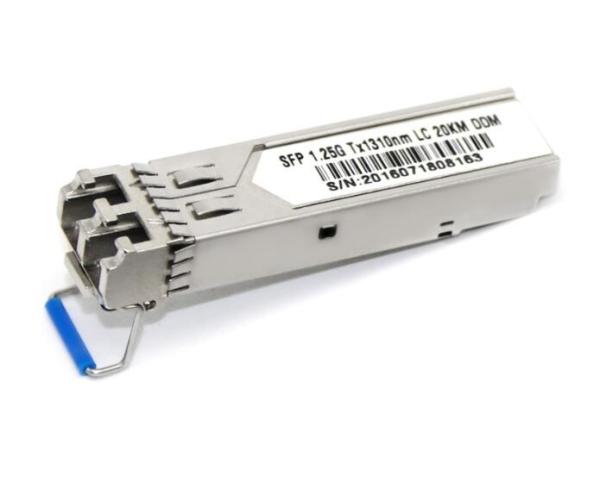 1.25G 1310nm 20KM Dual Fiber Optic SFP+ Transceiver Module
