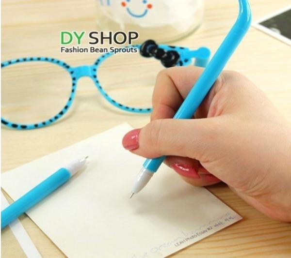 2014 Hot! Novelty plsastic ball,glasses shape ball pen,nice gift for children