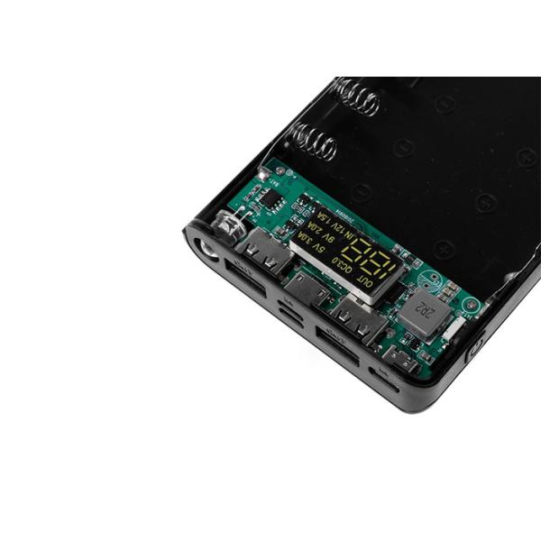 Случай банка силы батареи 8*18650 с микро- USB/типом c/андроидом/входным сигналом IPhone поручая