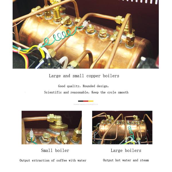 11L Boiler Commercial Cooking Equipment Espresso Coffee Maker For Hotel , Household