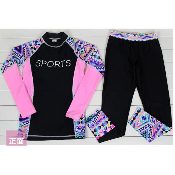 2019 UV Protection Swimming suit for women long sleeve and legs swimwear shorts pants set beach surf clothes swimsuit