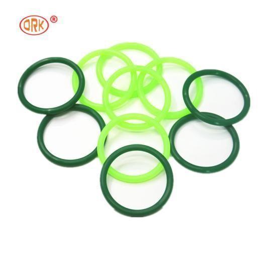 Green Good Elongation Seals FDA Wras LFGB Certified Food Grade Silicone O-Ring with Temperature -60- 350 Degree