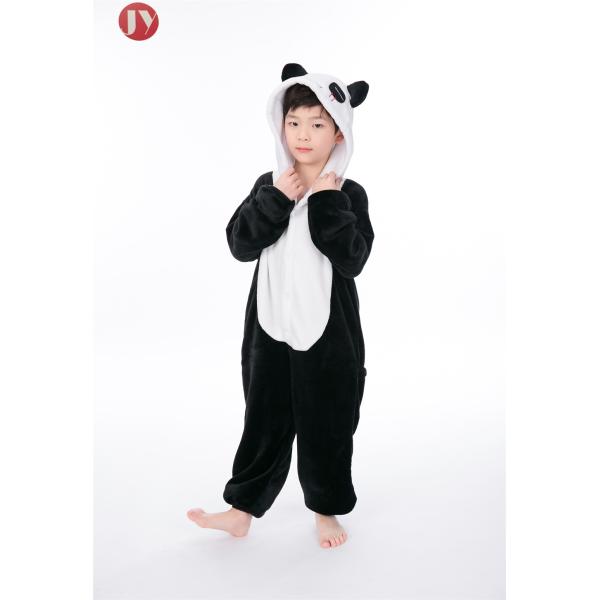 100% Polyester Flannel Fleece Fabric Kids Cute Panda Onesie Winter keep warm Animal Christmas Cosplay pajamas