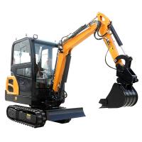 Boom Swing Mini Excavator de 2 toneladas Japão Motor Pequena Excavadora de Tração