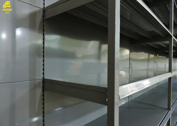 Grain Oil Display Racks For Markets Dark Gray Color Large Storage Space