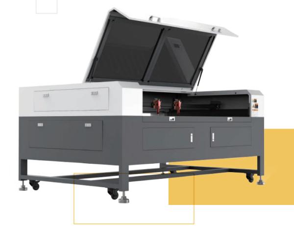 CNC Acrylic Laser Cutting Machine 60*40cm Working Size Dual Head