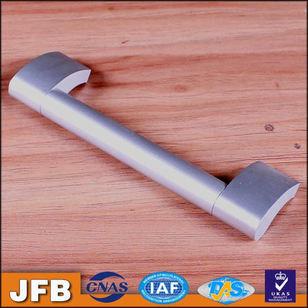 Kitchen furniture 160MM glossy finish drawer pull aluminum cabinet handle with a pair of screws