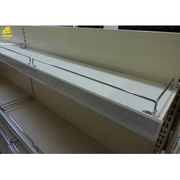 Island Display Medical Shop Racks , Iron Front Fence Pharmacy Shelving Units