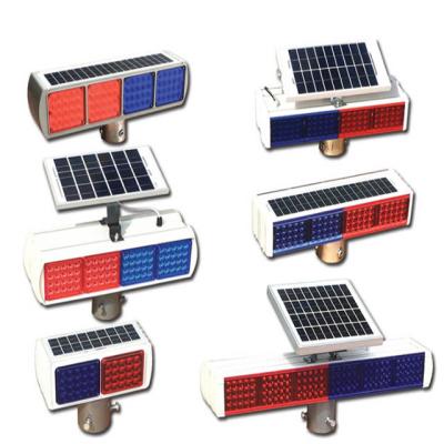 Da luz de advertência frente e verso do estroboscópio do diodo emissor de luz do tráfego do piscamento do tráfego luz de piscamento solar clara vermelha e azul