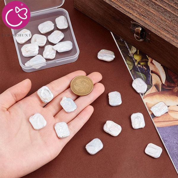 High Quality Baroque White Irregular Shaped Pearls DIY Jewelry Accessories Irregular Natural Freshwater Pearls
