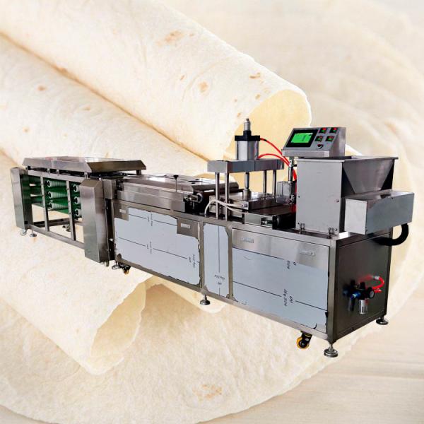 Chaîne de production arabe de tortilla de pain par la presse de pression atmosphérique ou la presse de pression hydraulique