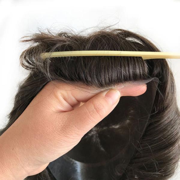 8x10 Perucas de cabelo humano masculino Austrália Sistema de cabelo de renda masculino completo Toupee