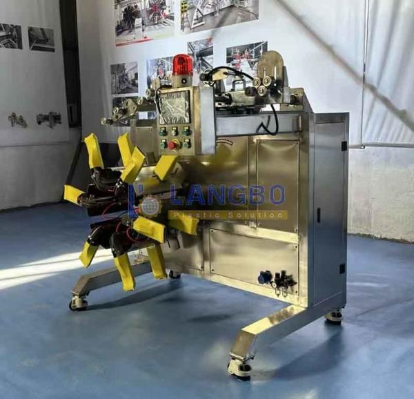 Double Working Station PE Irrigation Pipe Coiler For Diameter 16-63mm