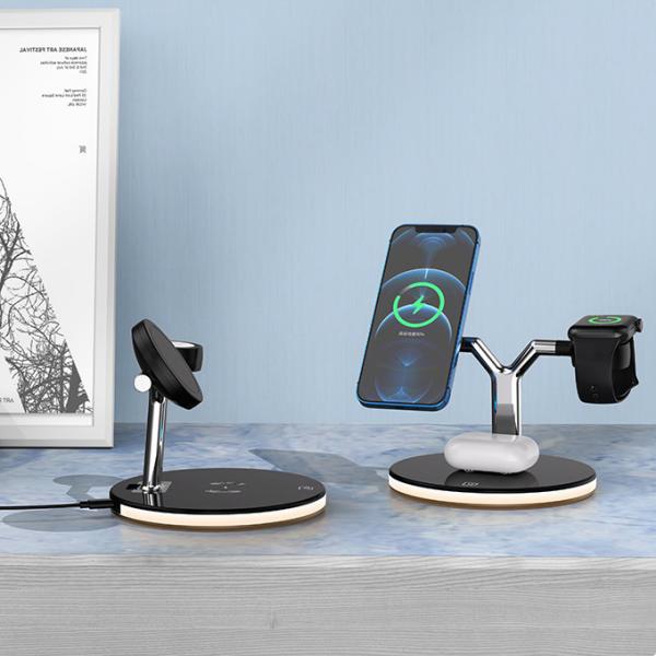 Universal Qi Magnetic Fast Wireless Charging 15w 3 In 1 For Apple