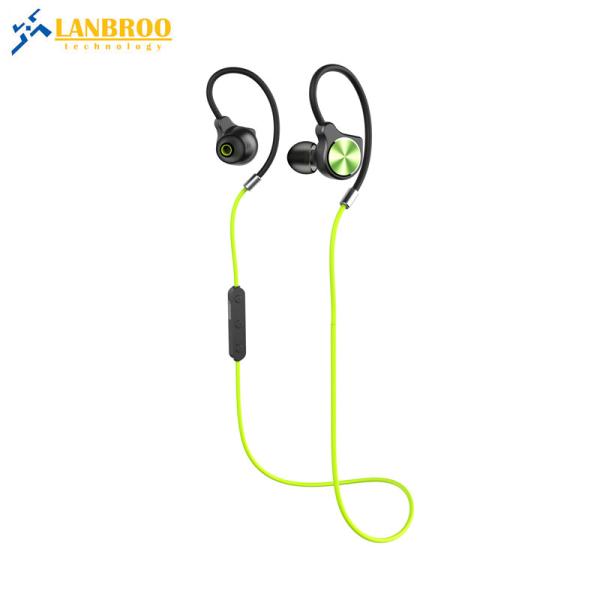 IPX7 waterproof bluetooth earphone sport mobile phone earhook headphone compatible iOS and android mobiles and tablets