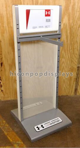 Adjustable Double Sided Hanging Garment / Clothes Display Racks Metal Material