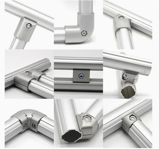 Hot sell Aluminum Connector for 28mm lean Pipe tube System