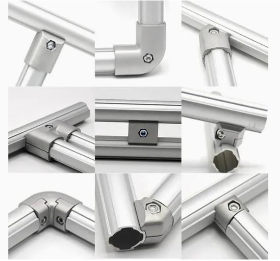 Quality Certified Fastener Karakuri Pipe Rack D28 Aluminum Tube Joint