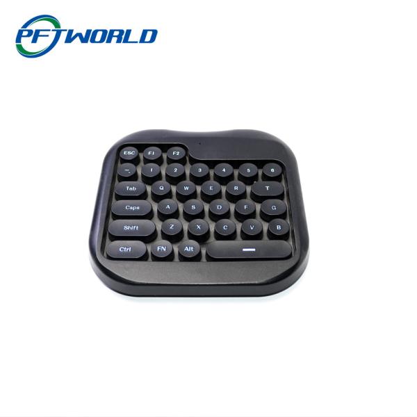 Peças da modelação por injeção, teclado plástico da precisão, peças pretas