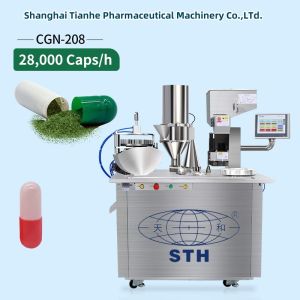 TIANHE Gélatine Gélule Vide Taille 00 0 Machine de Remplissage de Gélules Semi-Automatique Automatique pour Poudre d'Herbes