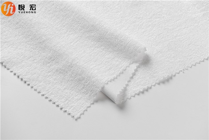 0.015mm Fim Cotton Bamboo French Terry Fabric 185gsm Organic Cotton Terry Fabric