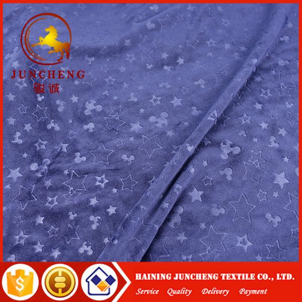 Fast delivery minky fabric korean wholesale for baby blanket